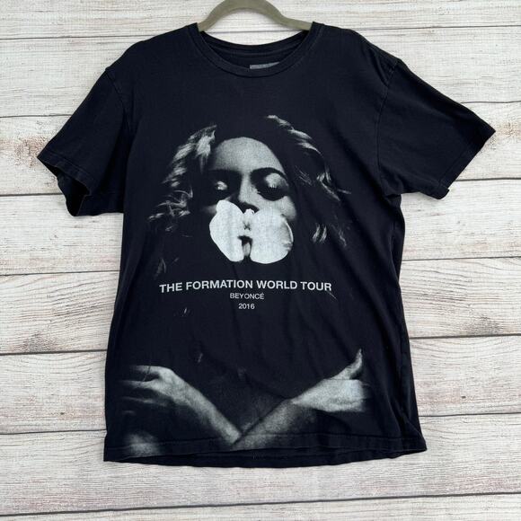 Beyonce The Formation World Tour 2016 Concert T-Shirt Adult Medium Black - Picture 1 of 8